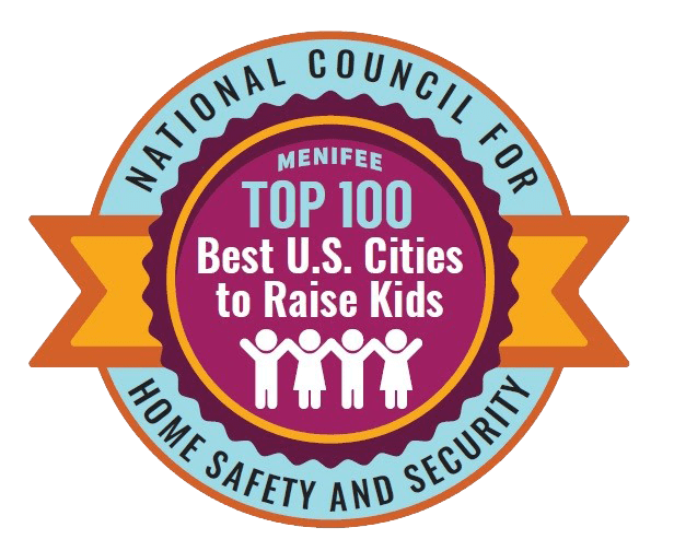 National Council for Home Safety and Seucrity Top 100 Best US Cities to Raise Kids